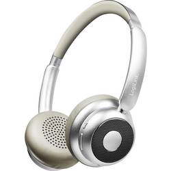 LogiLink BT0072BR Over Ear Kopfhörer Bluetooth® Silber
