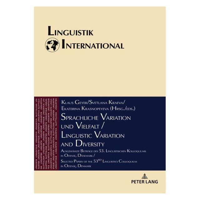 Peter Lang Sprachliche Variation und Vielfalt / Li (Deutsch, Ekaterina Krasnopeyeva, Klaus Geyer, Svetlana Kraeva, Wilfried Kürschner, 2024) (67840756)