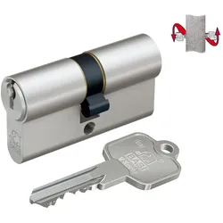 Basi Profil-Doppelzylinder - V50 30/30 mm - Gleichschließend Nr. 10 - Not- und Gefahrenfunktion