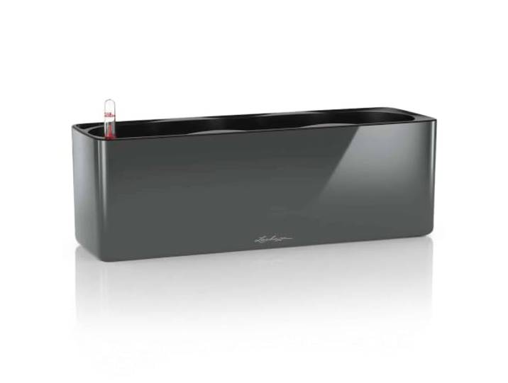 LECHUZA CUBE Glossy Triple antraciet hoogglans 13671