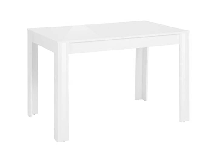Lynn Esstisch aus MDF in Weiß Hochglanz, 120 x 80 x 75 cm, Esstisch mit FSC-zertifiziertem Holzmaterial, moderner Küchentisch für Esszimmer, Küche und Wohnbereich
