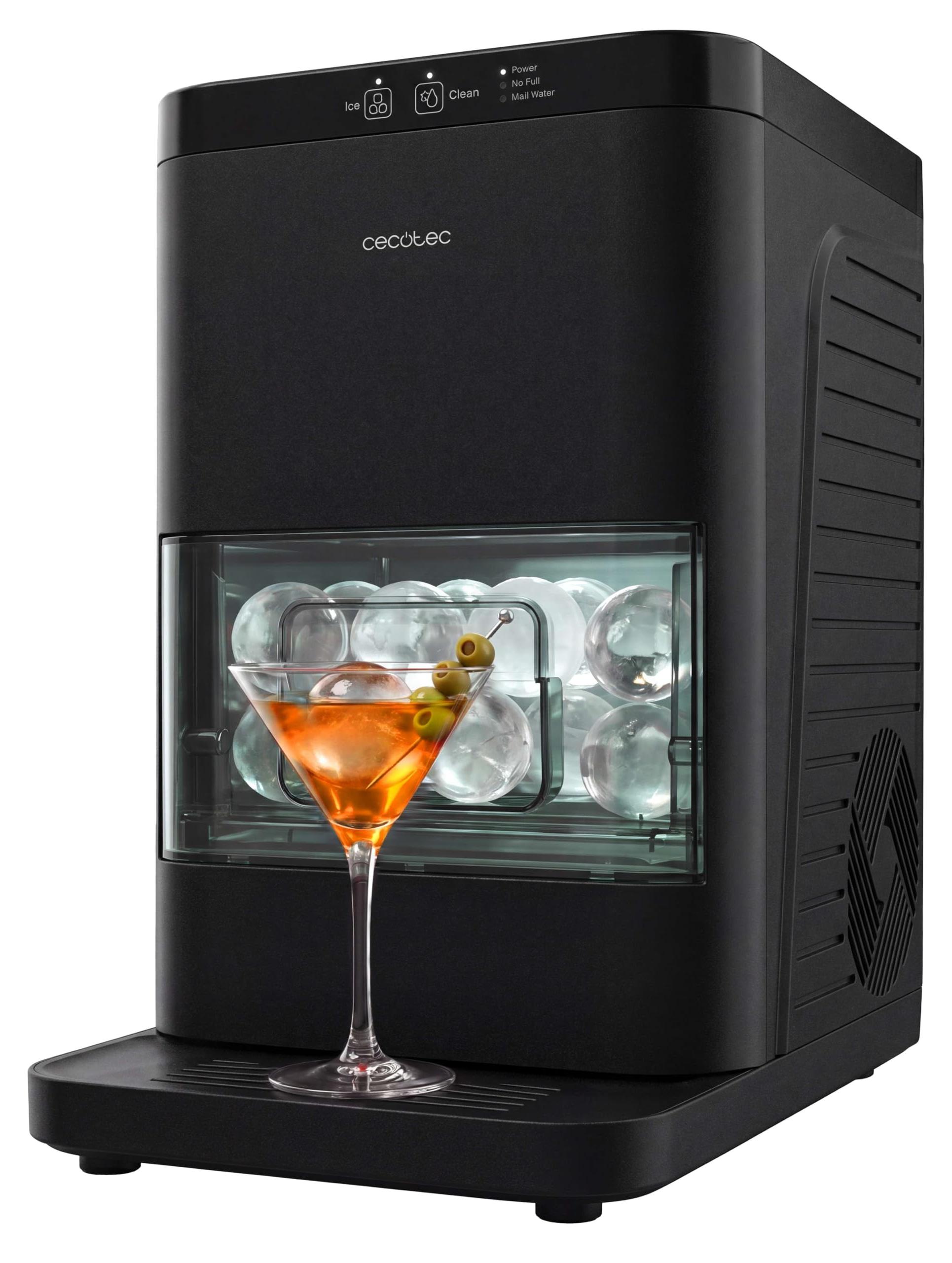 Eismaschine für Eisbälle 45 mm, 130 W, 1,2 l Tank, 2 Bälle/Zyklus