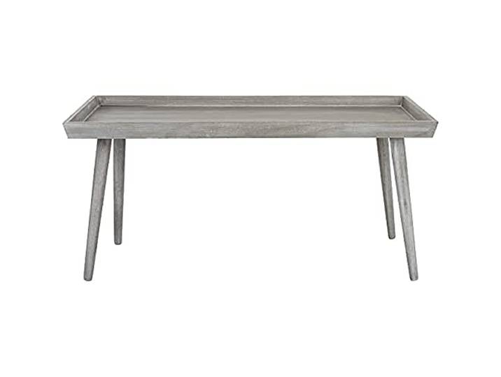 SAFAVIEH Elias Table Basse\, Bois Dense\, Gris Ardoise\, 55 x 106 x 48