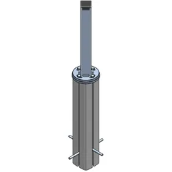 Bodenhülse für Prostor P6 - grau