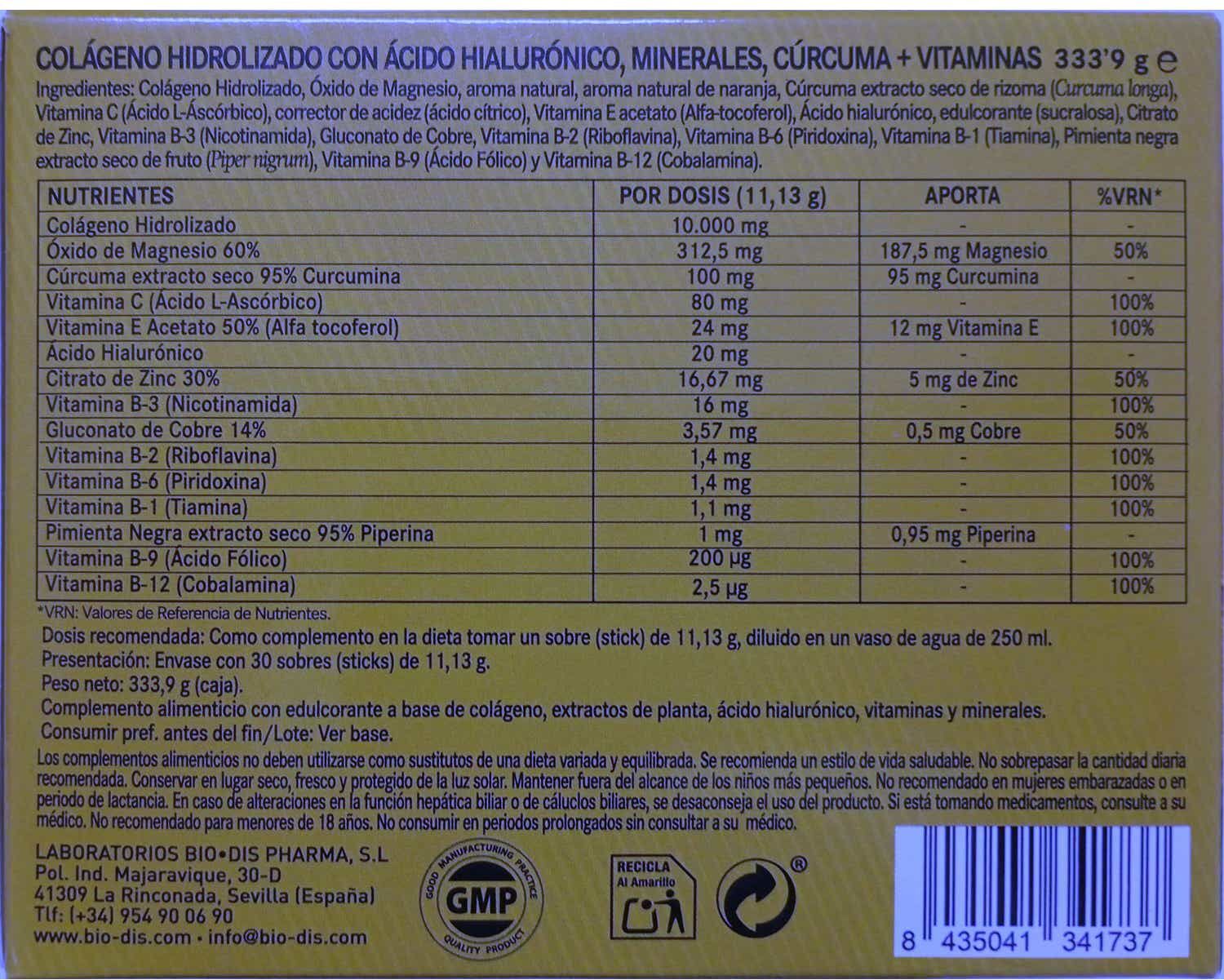 Obire Colágeno Hidro Stick 30 uds