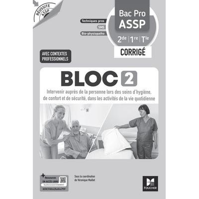 Réussite ASSP - BLOC 2 Intervenir auprès de la personne Bac Pro ASSP 2de 1re Tle 2026 - Corrigé, Taschenbuch von Véronique Maillet,Valérie