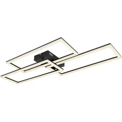 LED-Deckenleuchte Tiny Opal/Schwarz max. 58 Watt Deckenlampe