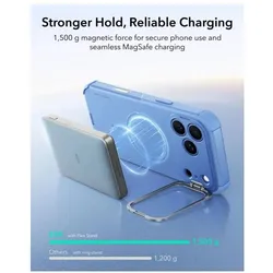 ESR - Cyber Armor Kickstand - iPhone 18 Pro Max / iPhone 17 Pro Max - Light Blue (Apple iPhone 17 Pro Max, Apple iPhone 18 Pro Max), Smartphone Hülle, Blau