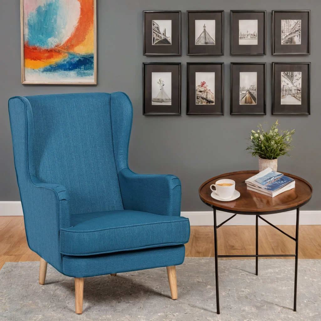 B2B Partner Sessel GLORY, blau
