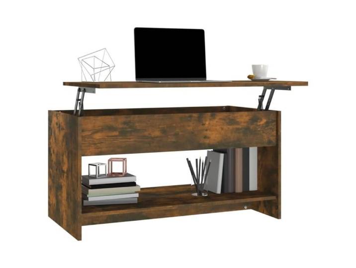 CHG Table basse Chêne fumé 102x50x52 5 cm Bois d'ingénierie Nouveau produit CH0