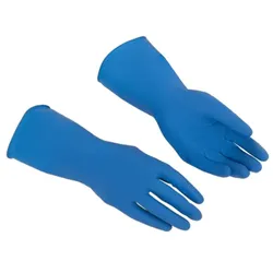Vileda Multipurpose - Der Feine - blau Handschuhe Größe XL Latex-Arbeitshandschuhe 1 Paar Der Feine Gr. 9 - 9,5