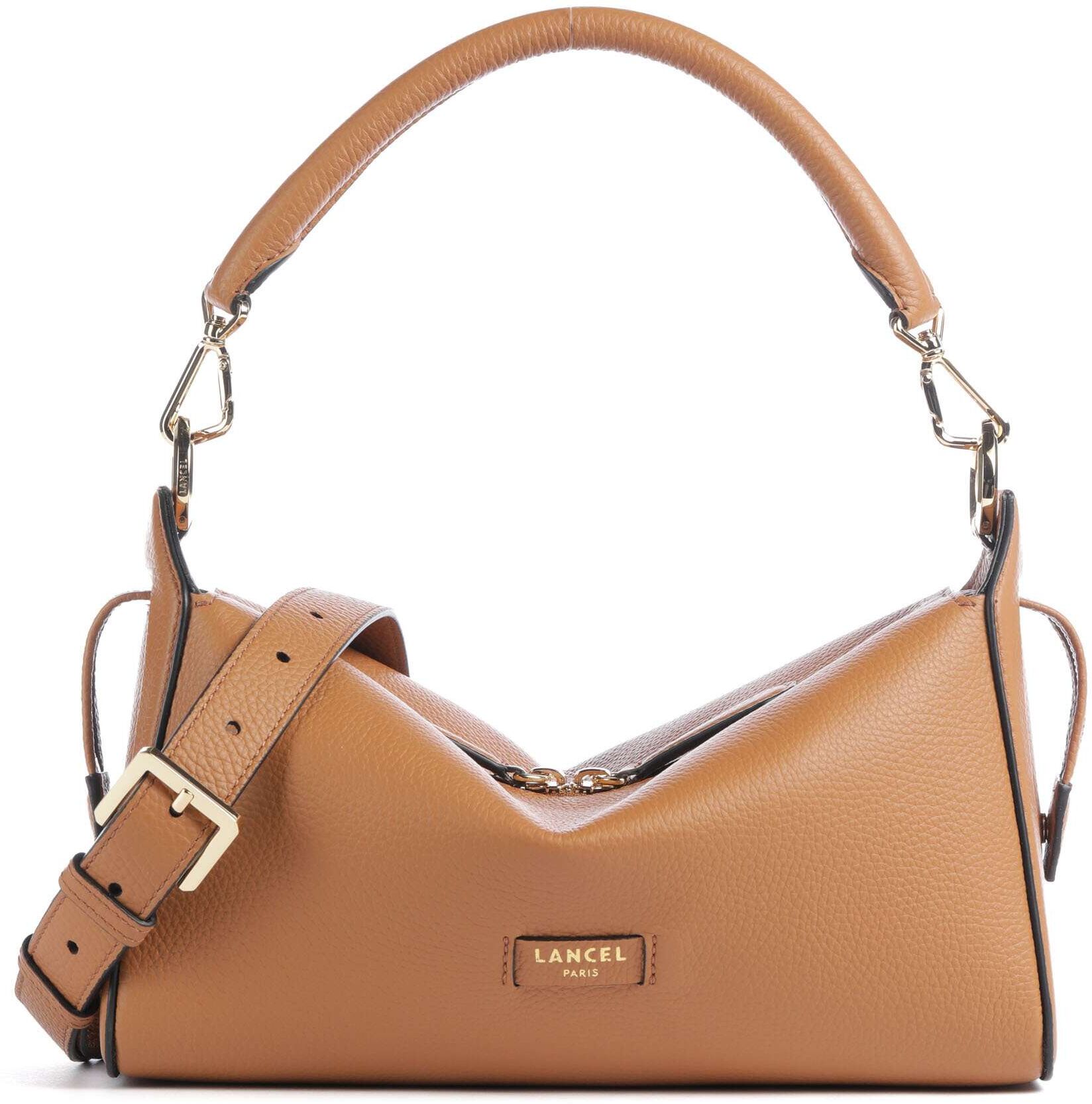 Lancel Louison M Schultertasche aus Leder, braun