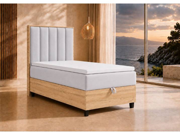 Best for Home Boxspringbett Boxspringbett Trinity K-10 mit Bettkasten & Komfort Topper T30 (70x200 80x200 90x200 100x200 cm), Verschiedene Liefermöglichkeiten, TOP Preis-Leistungs-Verhältnis