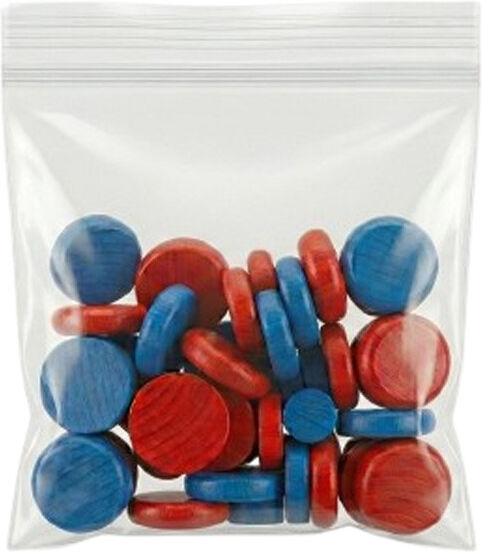 Ferti Pions rouge et bleu Design x 24 - Crokinole