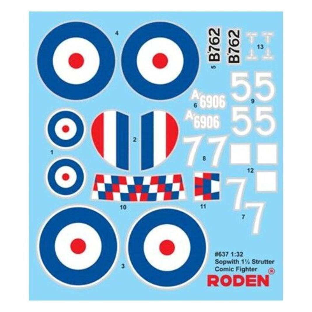 Roden Sopwith 1 1/2 Strutter Comic Fighter (36919258)