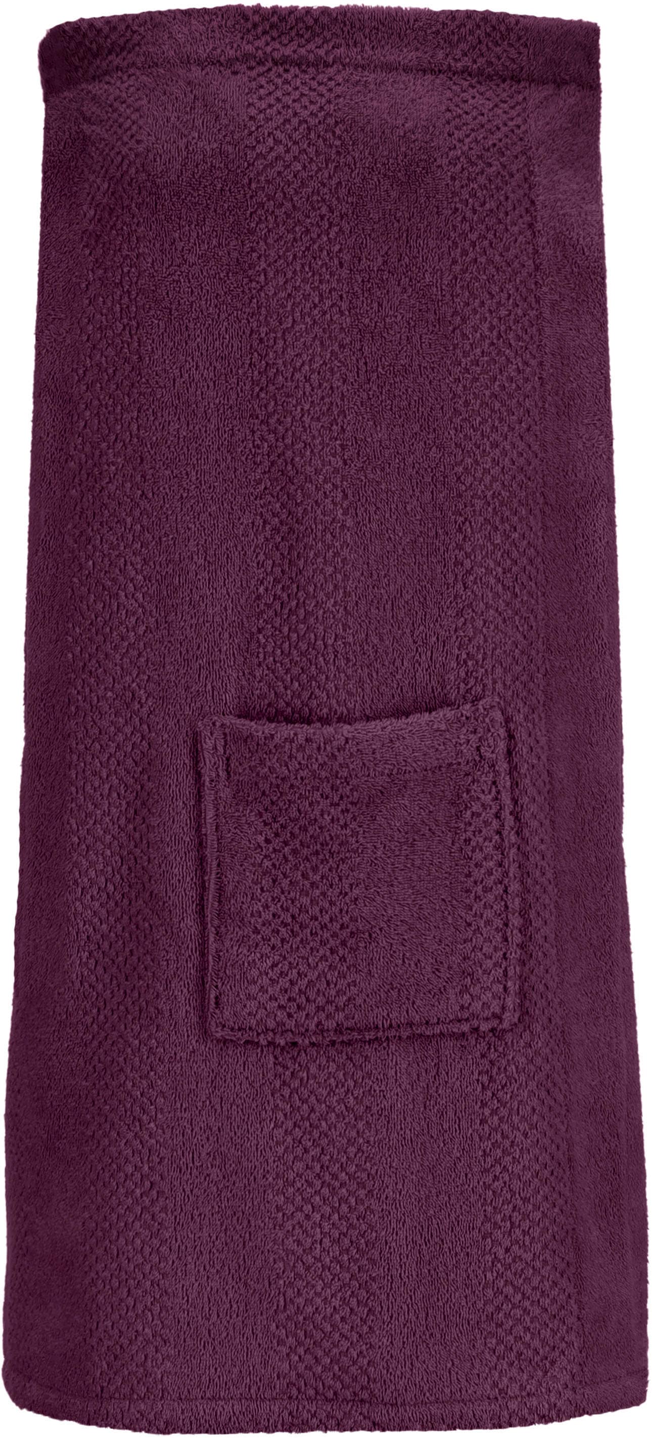Kilt VOSSEN, lila (elderberry), Baumwolle, Hausmäntel, Kilt elderberry Einheitsgröße