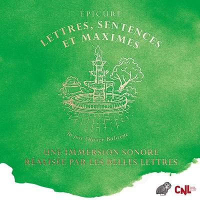 Lettres, sentences et maximes - Épicure, Audio, 9782251459066
