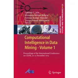 Computational Intelligence in Data Mining - Volume 1, Fachbücher