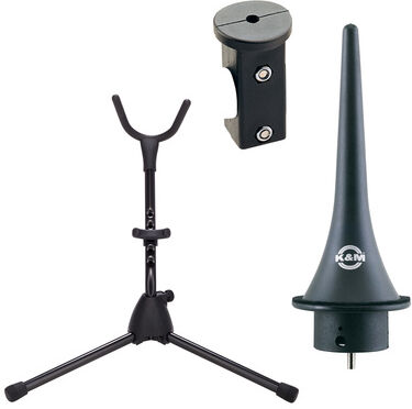 K&M 14300 Sax / Clar. Stand Set Schwarz