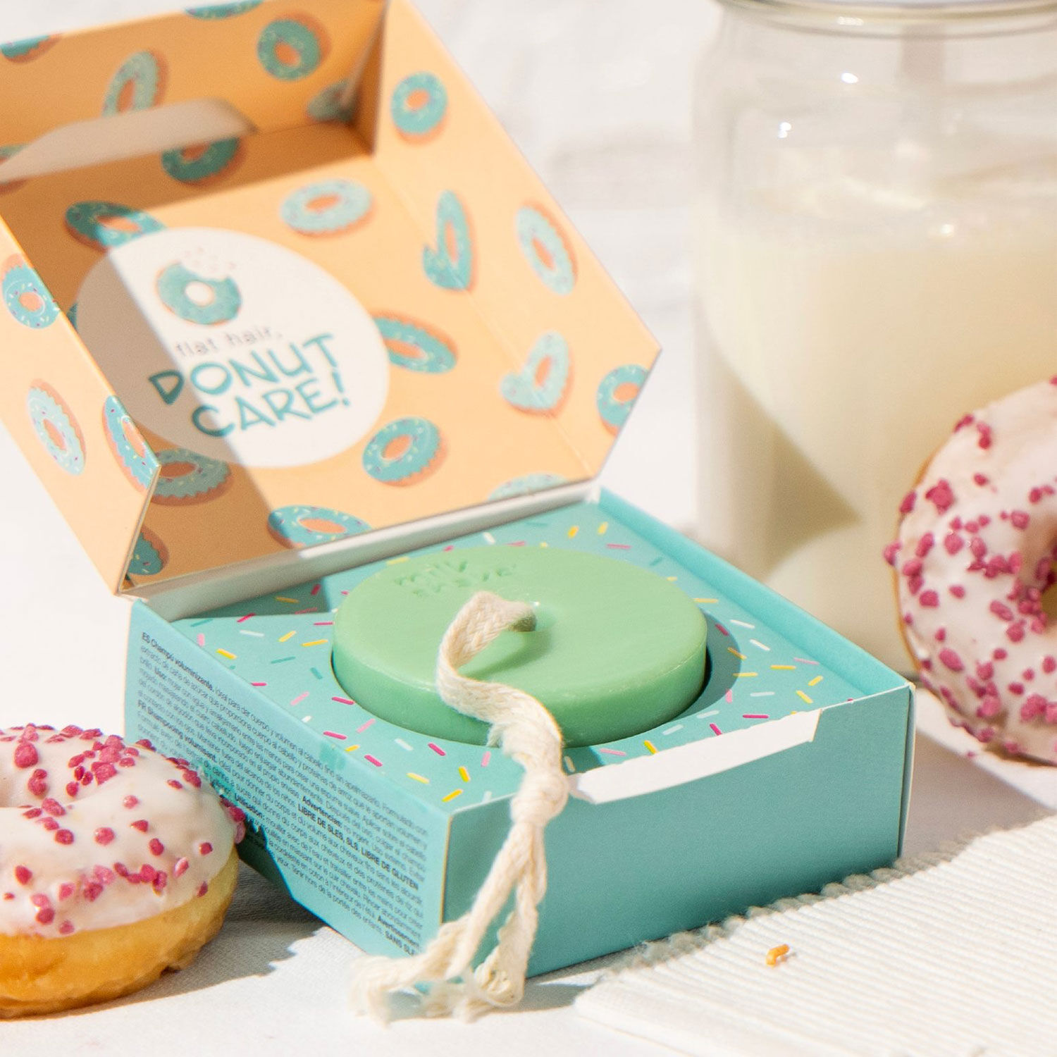 MILKSHAKE Flat Hair Donut Care Shampoo Bar 50g