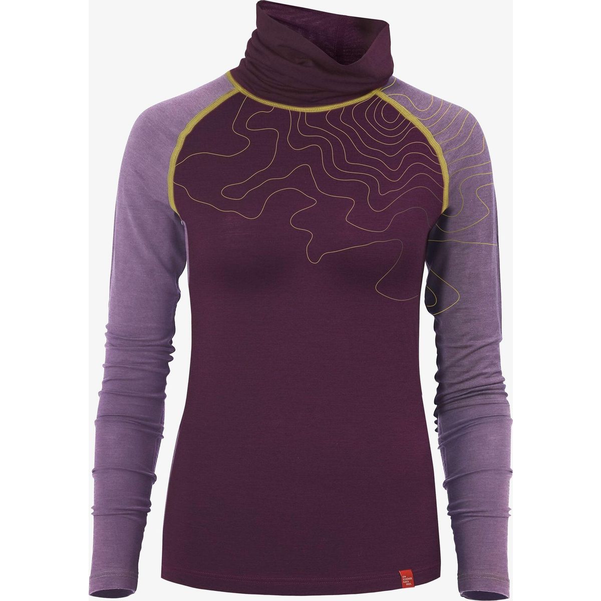 Ein schöner Fleck Erde Langarm-shirt Merino Innergebirg Flieder Dunkel flieder dunkel 42 2.580.138.056.42
