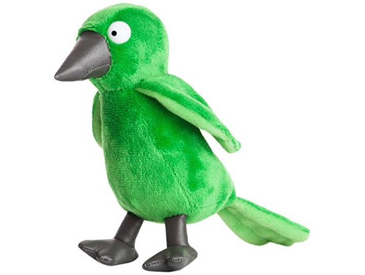 Room on the Broom 7-inch Bird Soft Toy, green