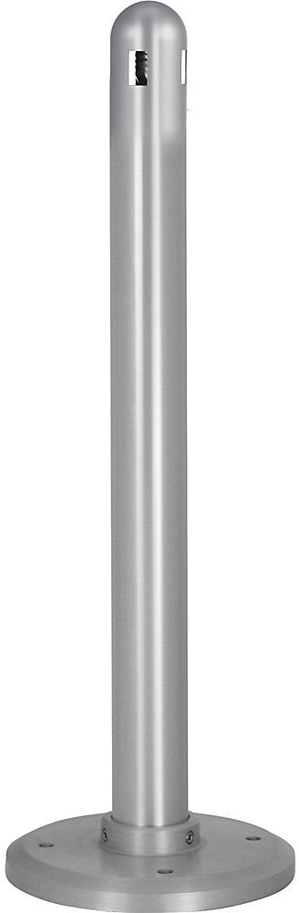 Standascher mit Diebstahlschutz, Aluminium, Volumen 2,5 l, silber Probbax