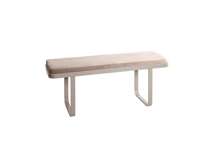 Sitzbank, Kaschmir, Metall, 1-2-Sitzer, 115x48x36 cm, Esszimmer, Bänke, Sitzbänke