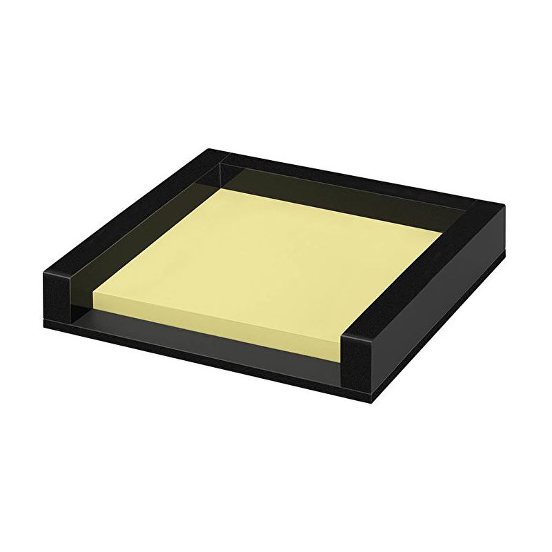 WEDO Zettelbox "black office", für Haftnotizen, schwarz