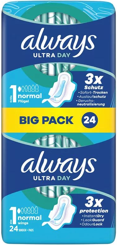 Always - Ultra Day Damenbinden Normal (Grösse 1), 24 Stk