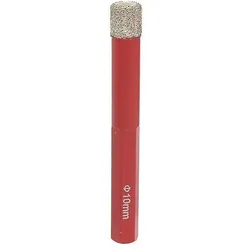 PROREGAL Diamant Kernlochbohrer-Aufsatz Premium CRYSTAL 10mm, für Fliesen, Glas, Feinsteinzeug, Keramik, Granit, Steinfliesen Winkelschleifer Flex M14