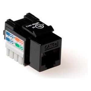 ACT Keystone Jack CAT5E unshielded down black (Keystone Modul) (TD5014)