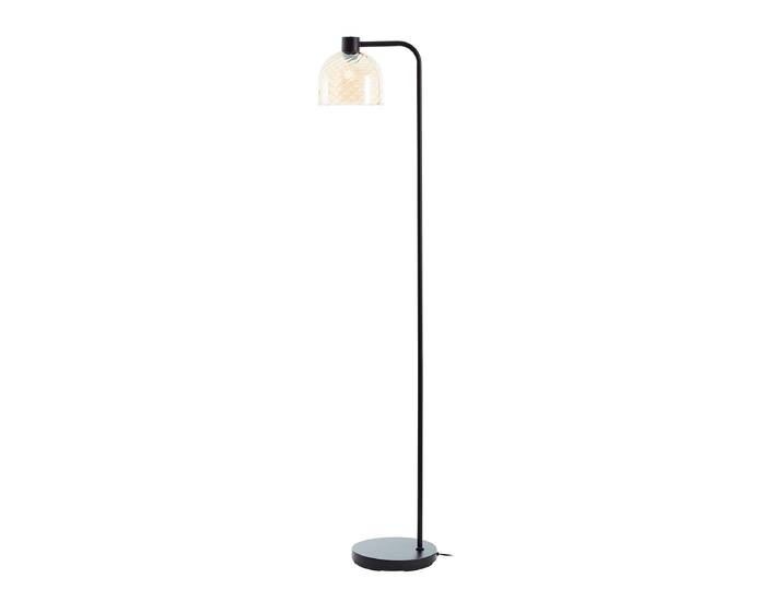 Lampadaire 25 x 153 x 33cm Noir Fer verni Verre coloré E27