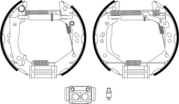 Textar Bremsbackensatz Shoe Kit Pro 84059600 Für Hyundai