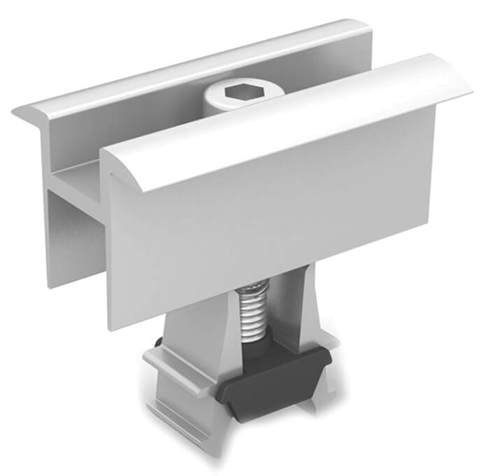 K2 Systems K2 Universal-Modulmittelklemme OneMid, silber 2003071