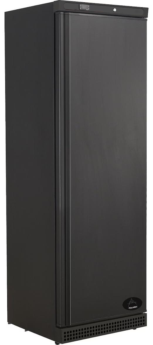 Gastro Kühlschrank | Lagerkühlschrank | Gewerbekühlschrank | 1 Tür | Schwarz | 361 Liter | 0 bis +8 °C