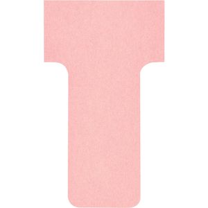 Nobo T-Karten 2001008, Größe 1, rosa, Breite 17mm, Höhe 50mm, 100 Stück