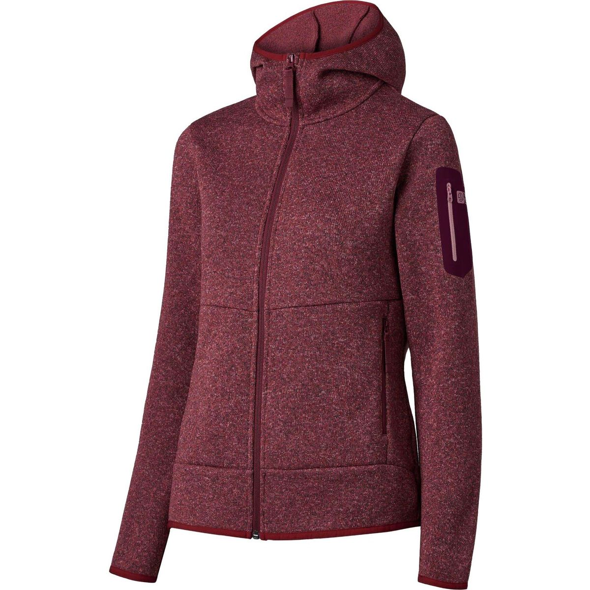 Ternua Innu Low Impact Hoody W ruby wine (1352) M 1644333-1352-M