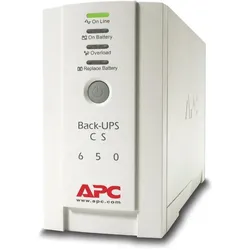 APC Back-UPS Standby (Offline) 650 VA 400 W 4 AC-Ausgänge (650 VA, 400 W, Standby USV), USV