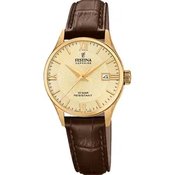 Festina Quarz Damen Klassik F20011/6 - beige,braun - 29mm