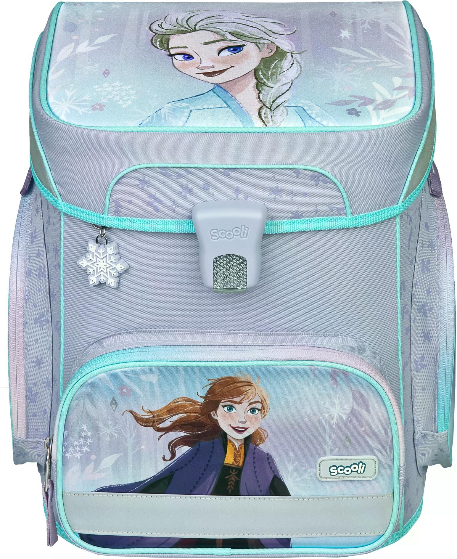 Schulrucksack SCOOLI "Scooli Schulthek-Set 5-teilig", Kinder, blau (hellblau), Polyester, Rucksäcke Schulrucksack hellblau Einheitsgröße