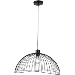 Vintage Hänge Decken Strahler Käfig Leuchte Retro Filament Pendel Lampe im Set inkl. LED Leuchtmittel