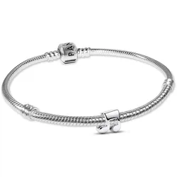 Pandora 21496 Damenarmband Silber Starter-Set mit Mini Musiknote, 21 cm