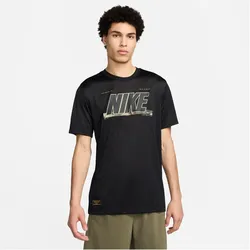 NIKE Dri-FIT Fitness T-Shirt Herren 010 - black L