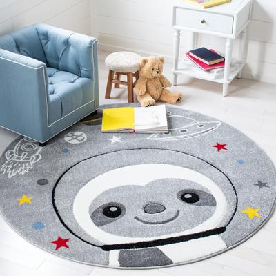 SAFAVIEH Carousel Kids Kolbrin Sloth Astronaut Rug