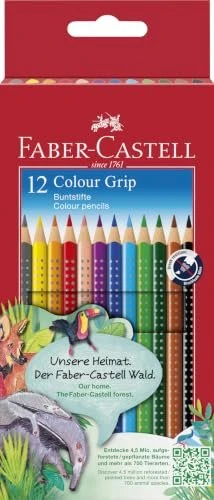 Faber-Castell Buntstift Colour Grip 12er Etui