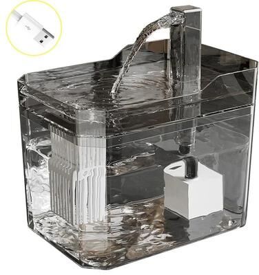 Inspire Essentials SmartFlow Cat Water Fountain Automatic Filter Water Dispenser transparent l 1.5l