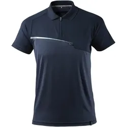 Poloshirt mit Brusttasche Advanced - S - schwarzblau