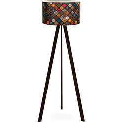 Helloshop26 - Stehlampe Stehleuchte Lampen Leuchte Höhe 140 cm E27 schwarz / bunt