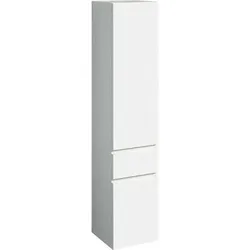 Geberit Renova Plan Hochschrank, mit zwei Türen und einer Schublade, 39x180x36cm, 501.923.01.1, Farbe: weiß / lackiert hochglänzend